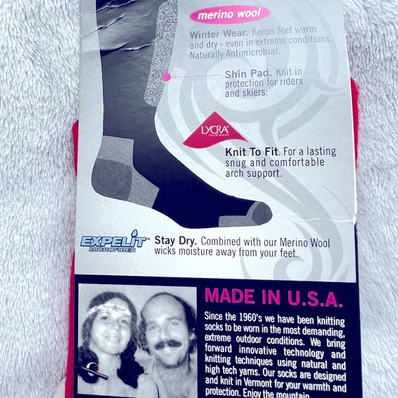 ❤️ Red merino ski socks ⛷❄️🎿 - Picture 5 of 7